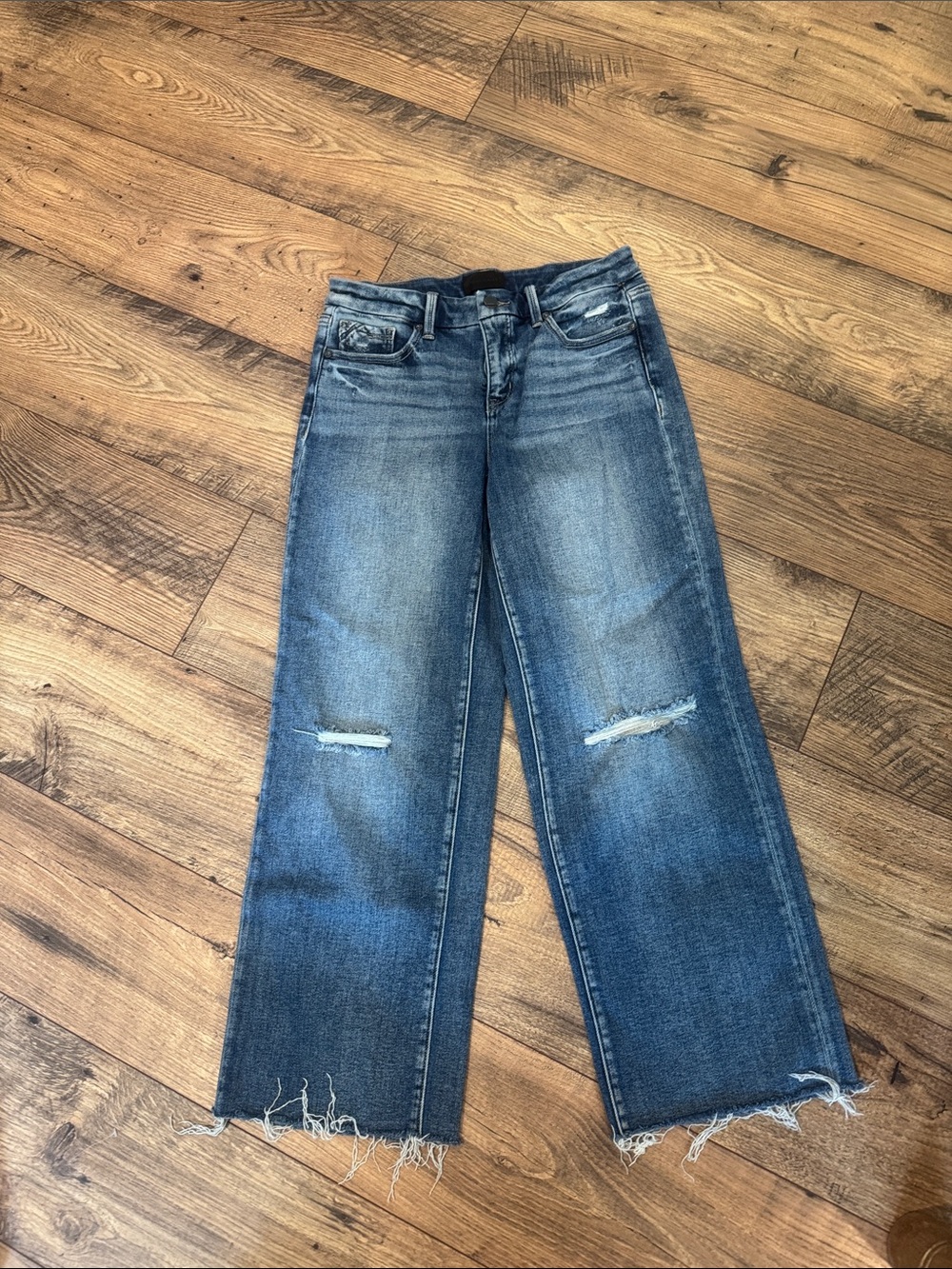 Women’s buckle black fit 53 wide leg jeans 27